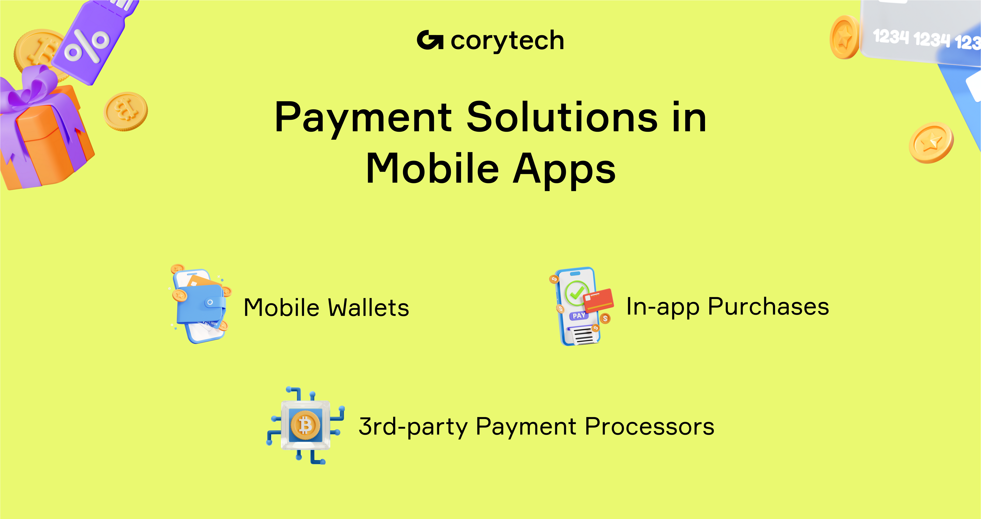 Mobile apps payment system types